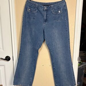 Stylish Blue Flare Women's Jeans